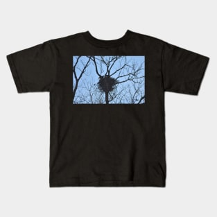 Eagles in Nest Kids T-Shirt